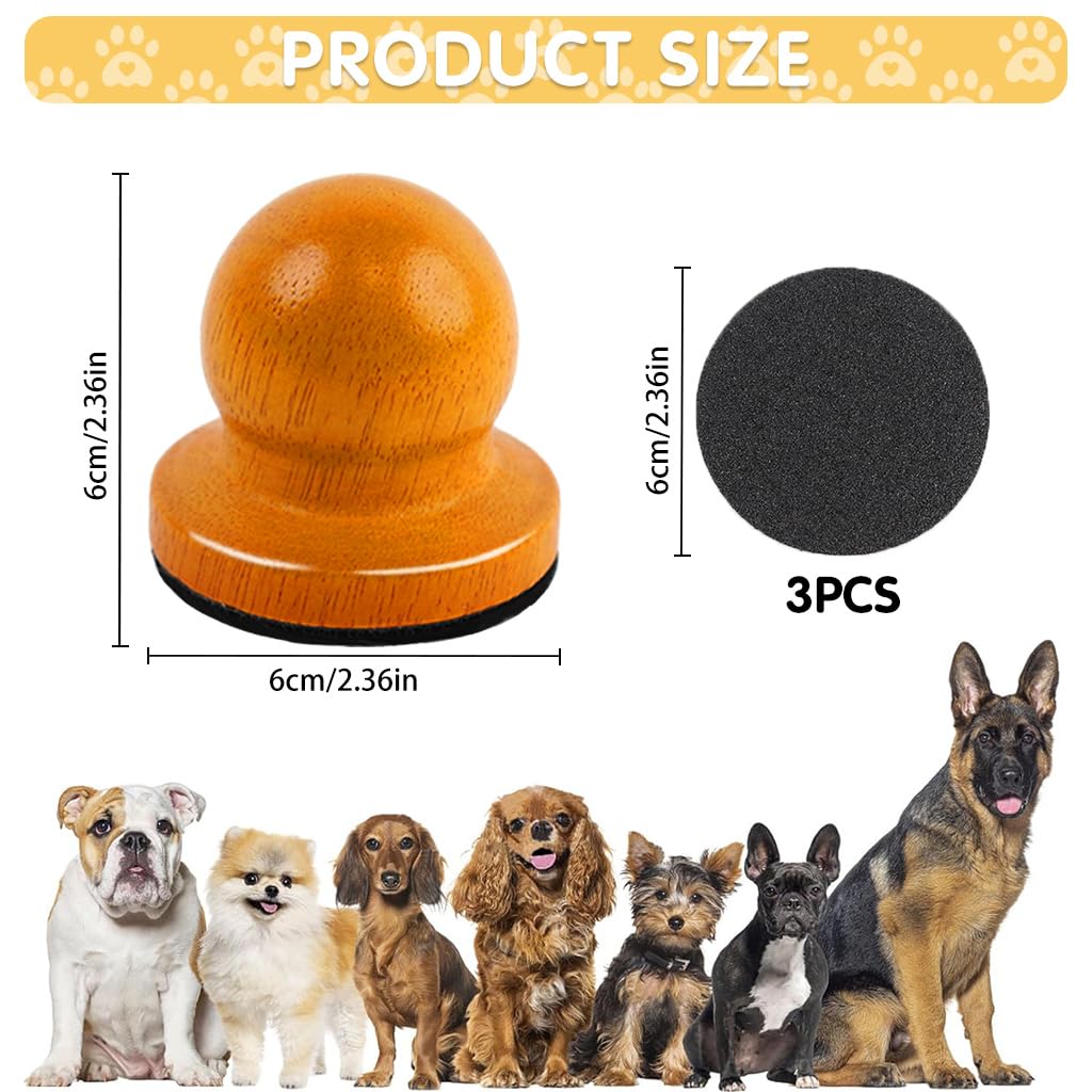 Qpets Dog Nail Filer, Manual Dog Nail File Board Cat Dog Grooming Tool, Stress Free Cat Dog Claw Care Nail Filing for Dog Nail Grinder Wooden Handle Dog Nail Filer Qpets Dog Nail Filer, Manual Dog Nail File Board Cat Dog Grooming Tool, Stress Free Cat Dog Claw Care Nail Filing for Dog Nail Grinder Wooden Handle Dog Nail Filer